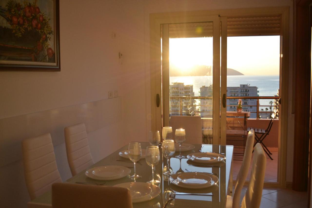 Seaview Penthouse 2 Bedrooms Apartment & Box Garage Vlorë Exteriör bild